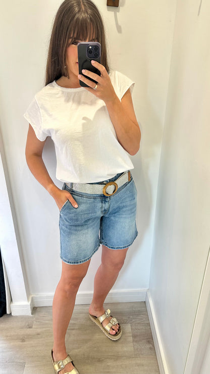 TOXIK DENIM BERMUDA SHORTS