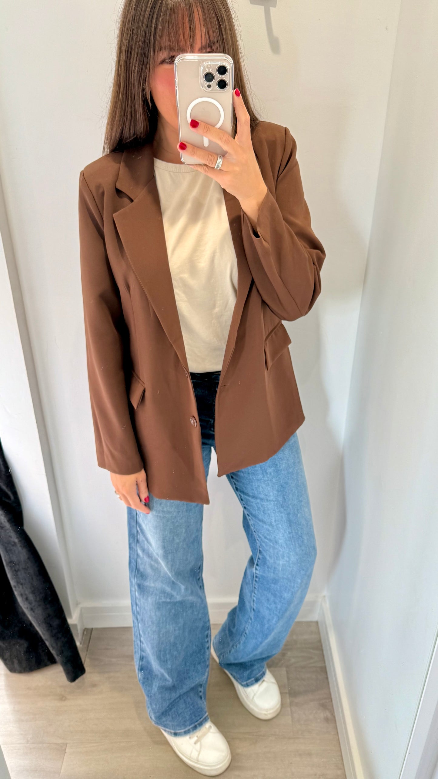CHOCOLATE BLAZER
