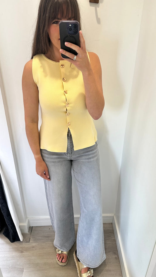BUTTERMILK WAISTCOAT TOP