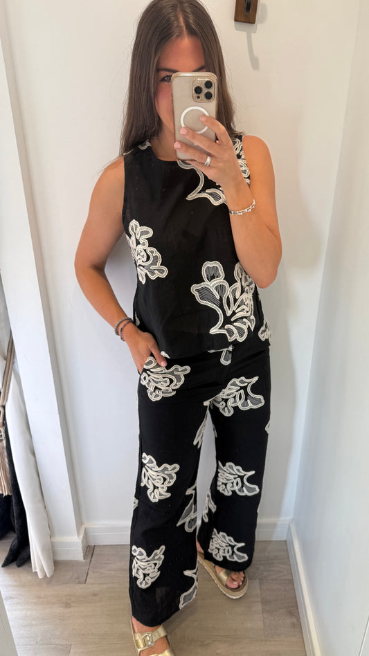FLORAL TROUSER CO-ORD