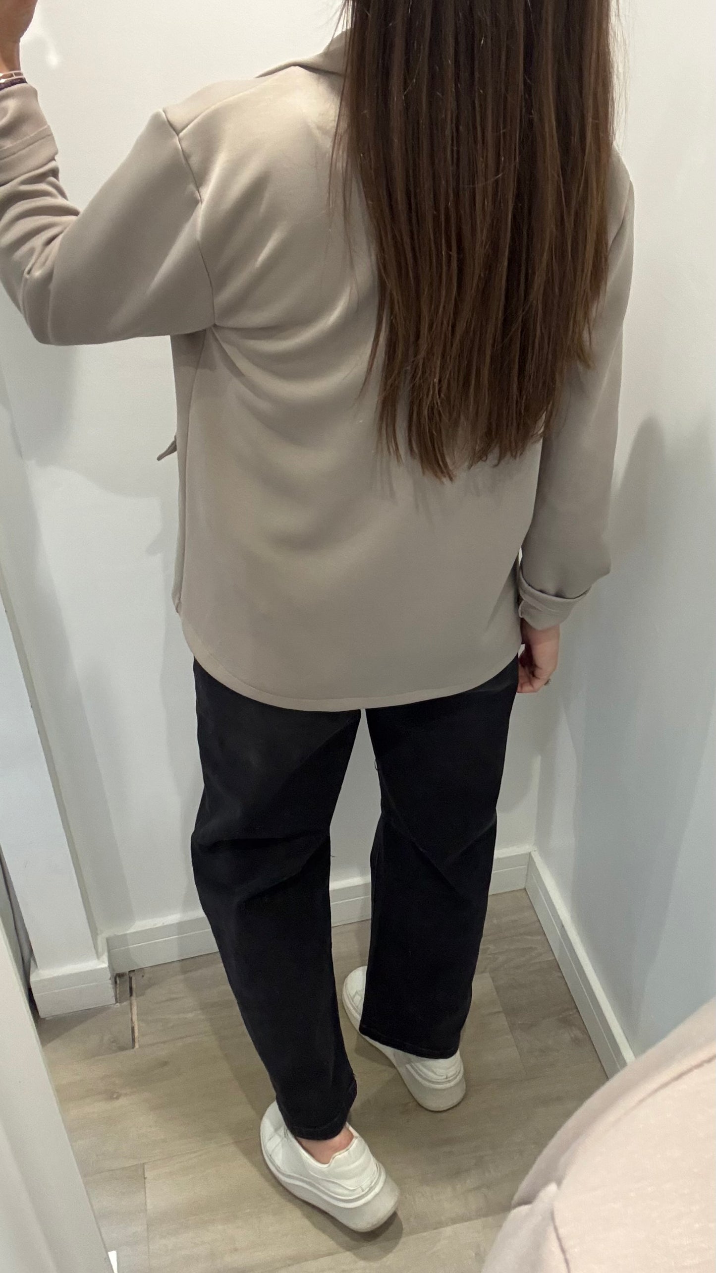 GREY JERSEY BLAZER