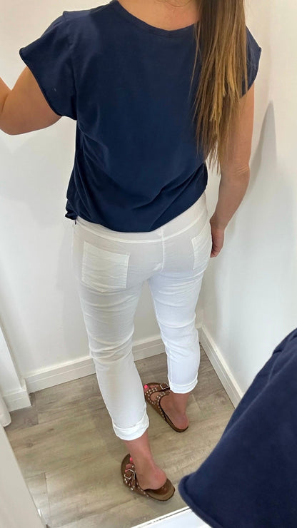 WHITE MAGIC PANTS