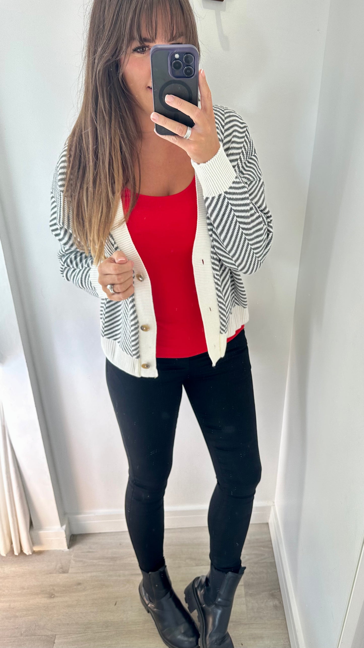RED CAMI VEST TOP