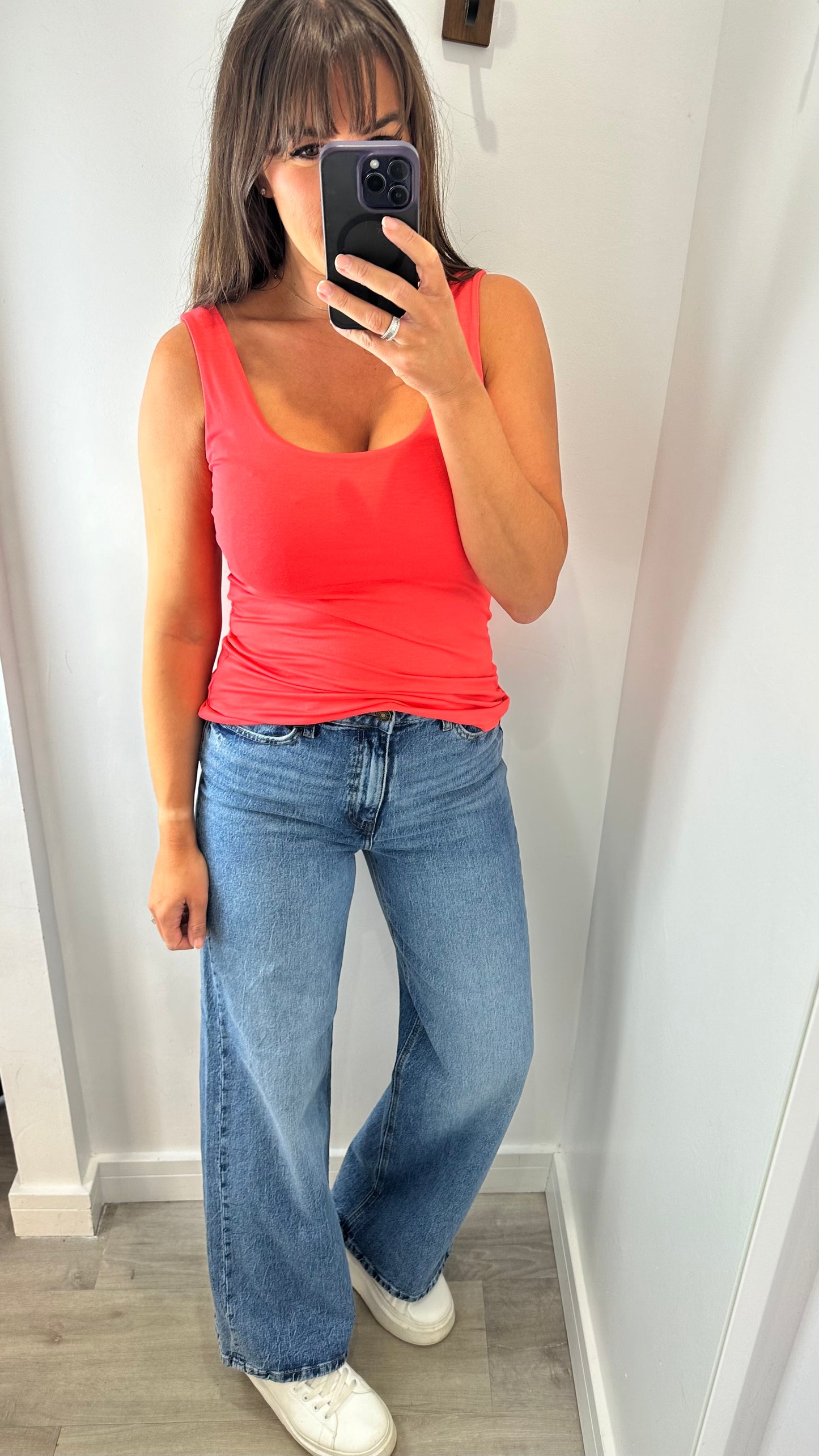 CORAL CAMI VEST TOP