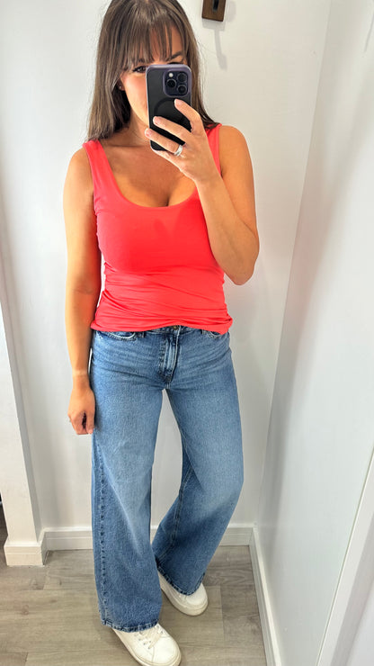 CORAL CAMI VEST TOP