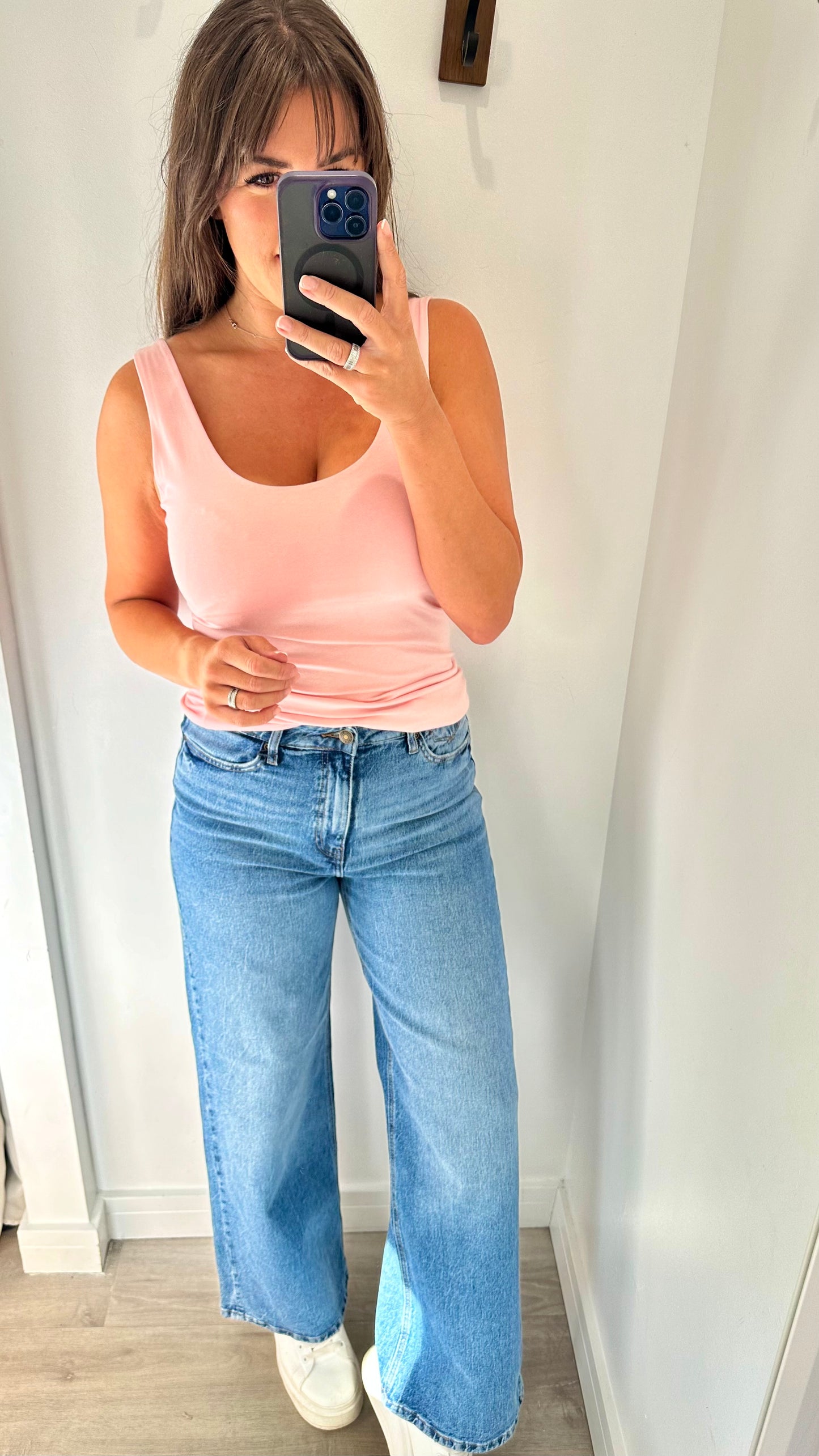 BLUSH PINK CAMI VEST TOP