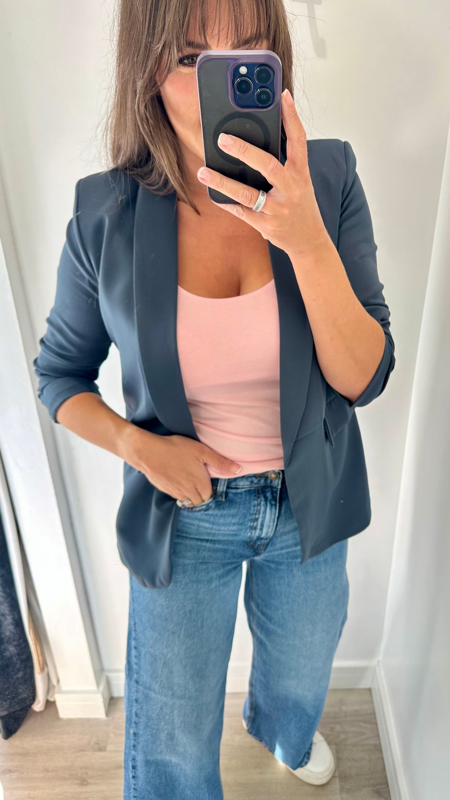 BLUSH PINK CAMI VEST TOP