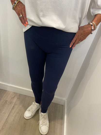 NAVY HIGH WAISTED SCULPT LEGGINGS