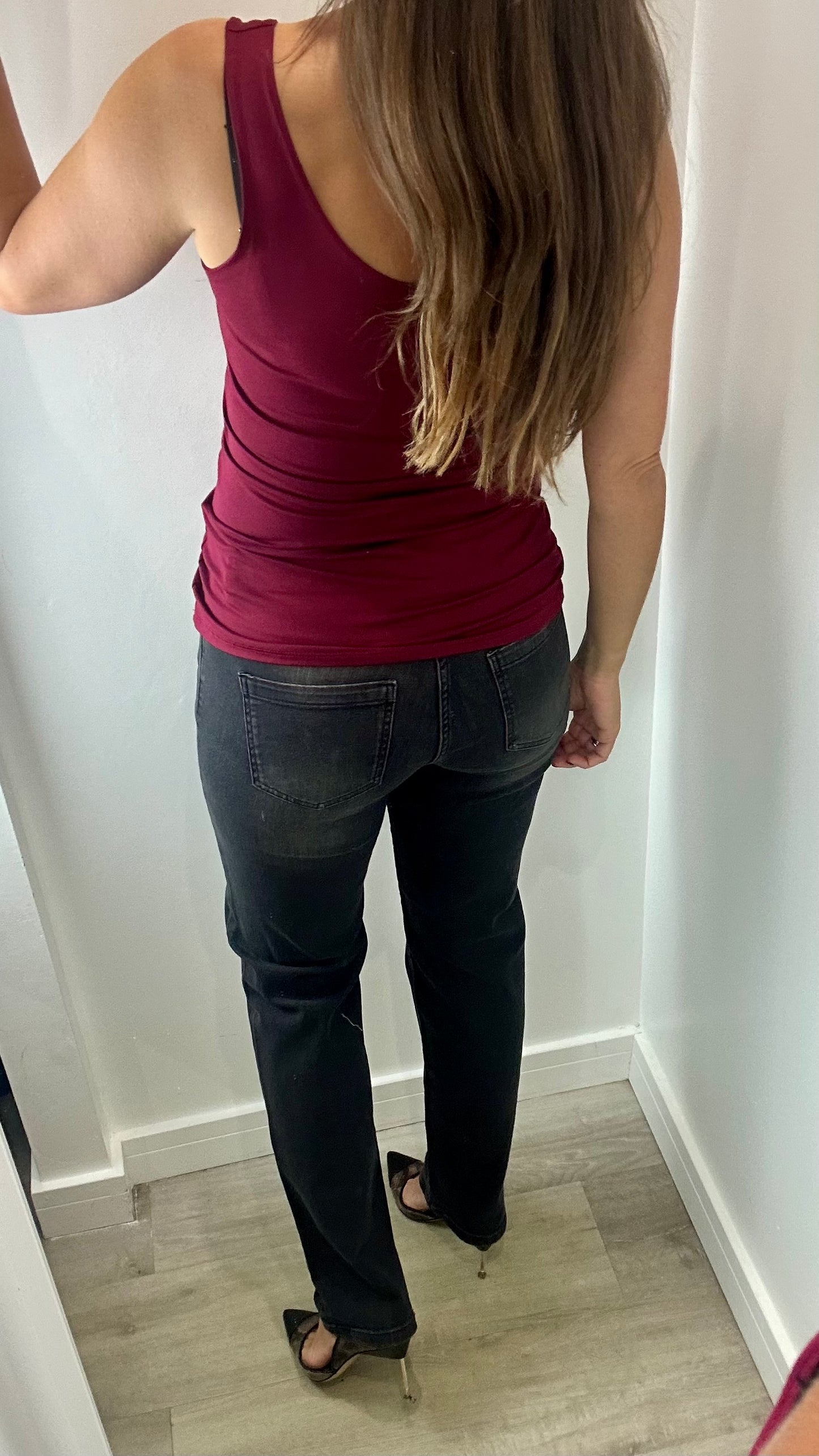 BORDEAUX CAMI VEST TOP