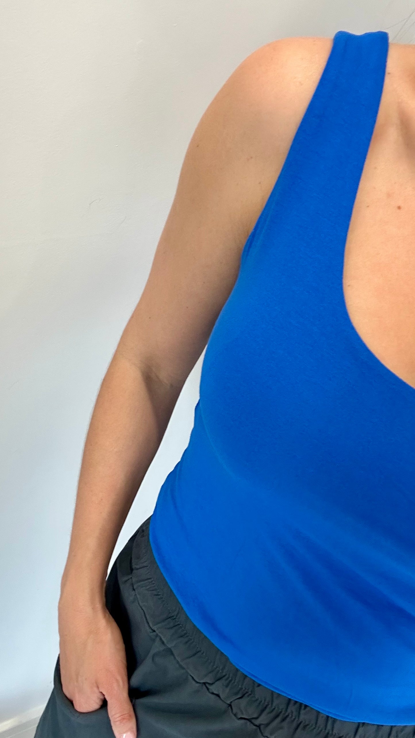 COBALT BLUE CAMI VEST TOP