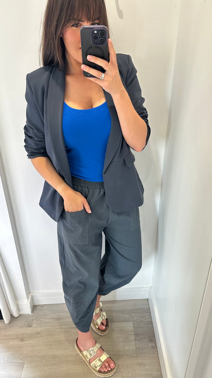 COBALT BLUE CAMI VEST TOP