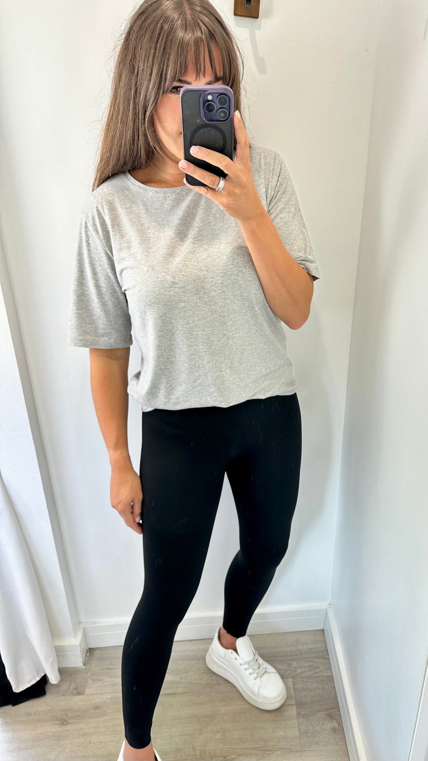 BLACK HIGH WAISTED SCULPT LEGGINGS