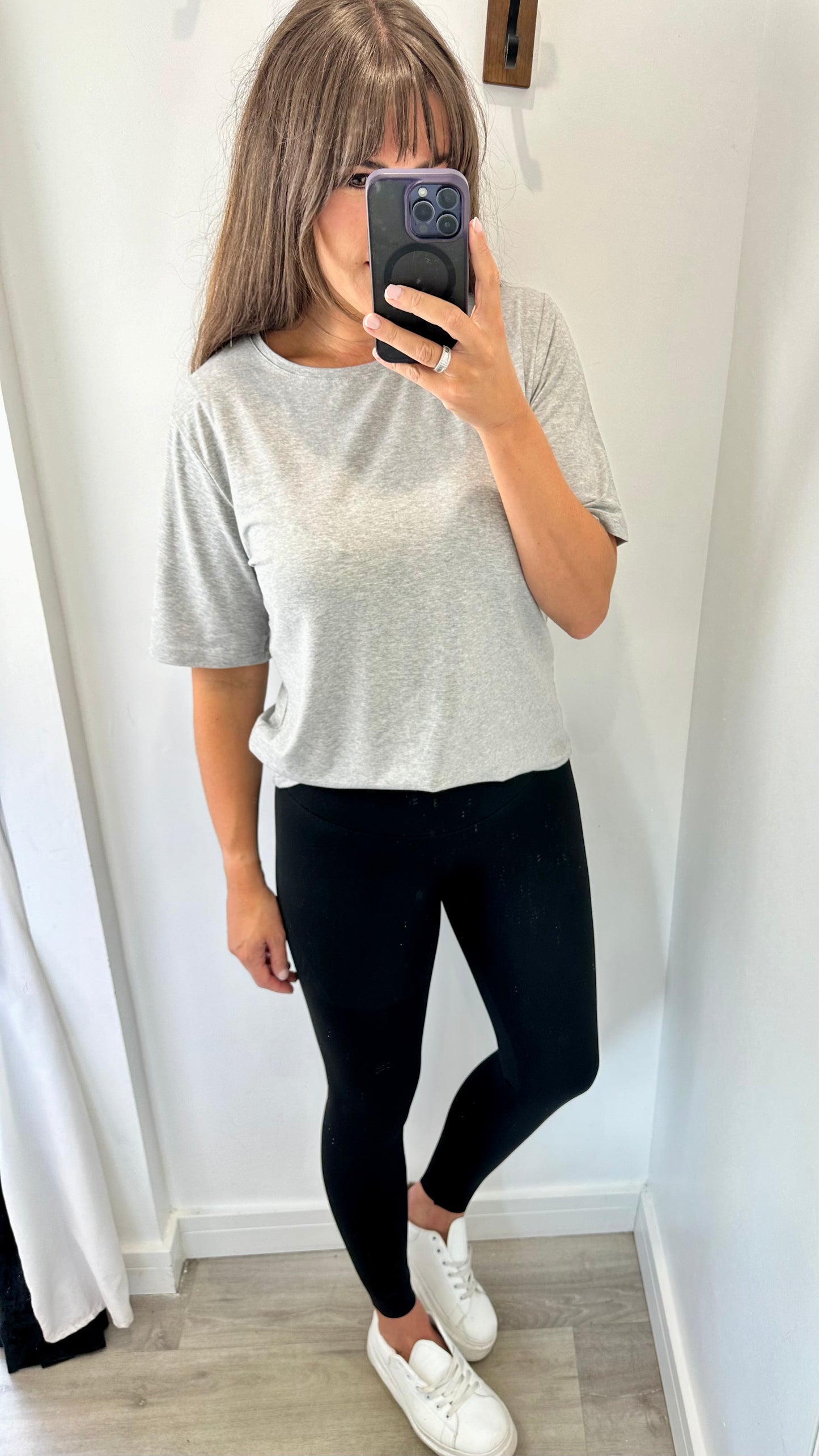 BLACK HIGH WAISTED SCULPT LEGGINGS