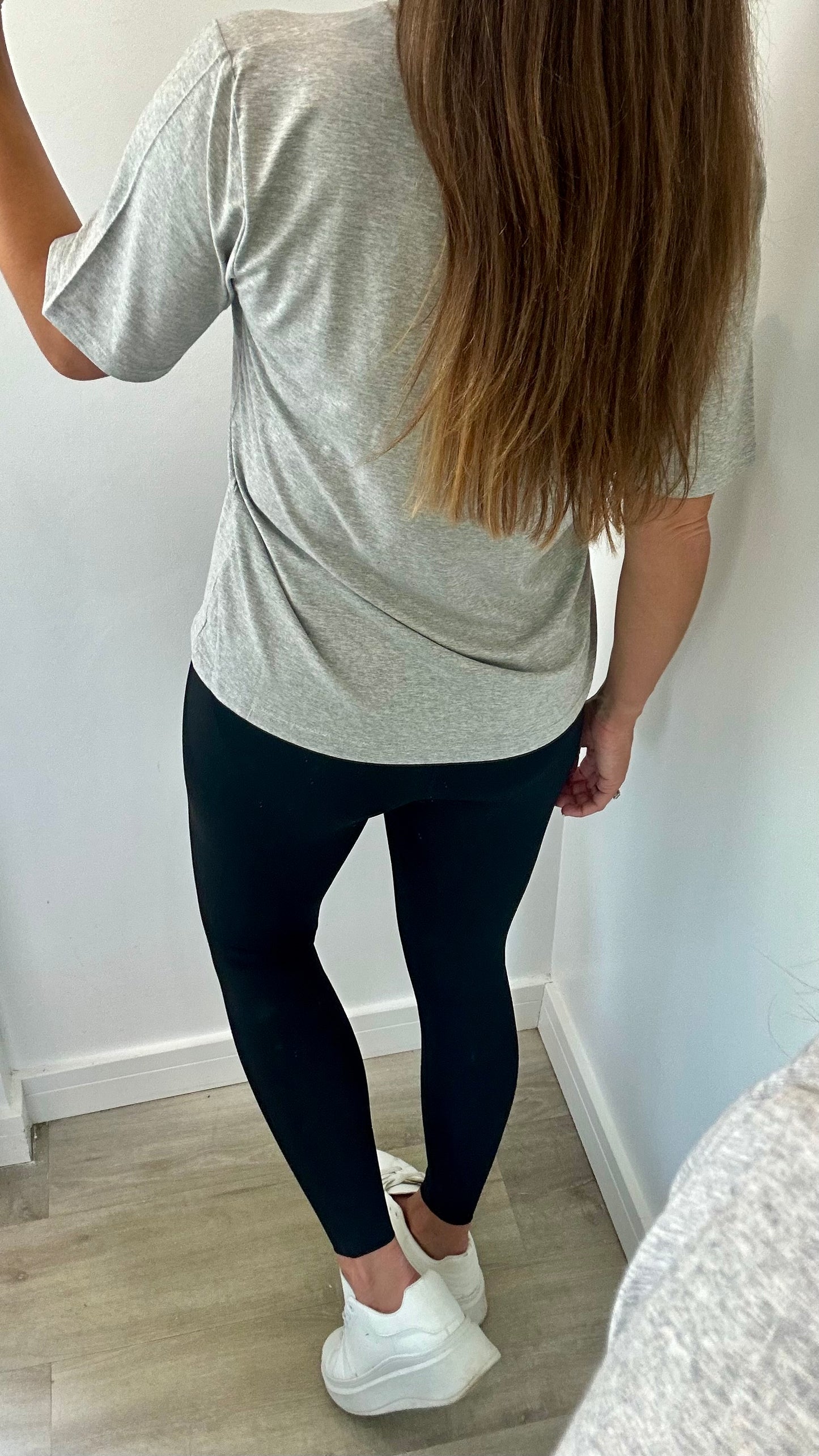BLACK HIGH WAISTED SCULPT LEGGINGS