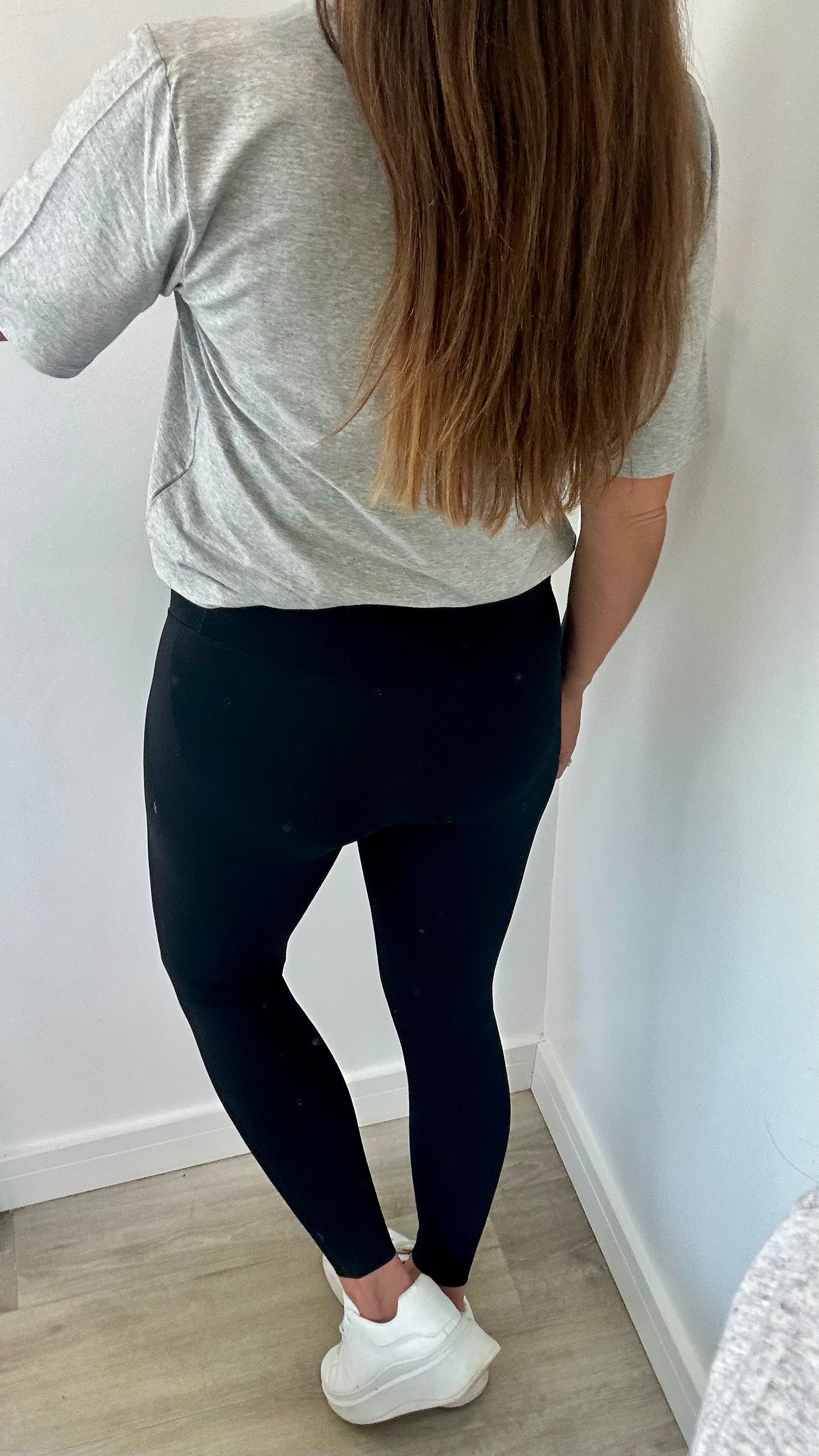 BLACK HIGH WAISTED SCULPT LEGGINGS