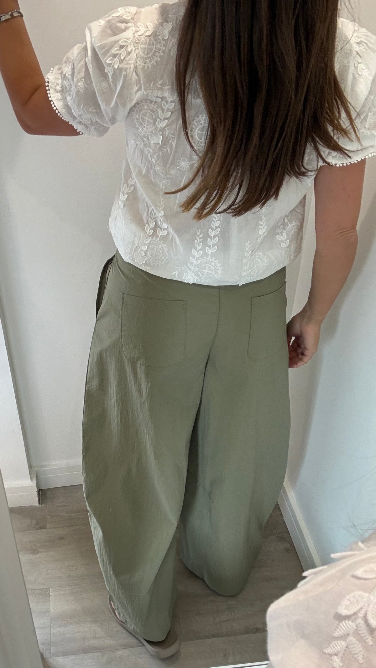 KHAKI EVERYDAY BALLOON CARGO TROUSERS