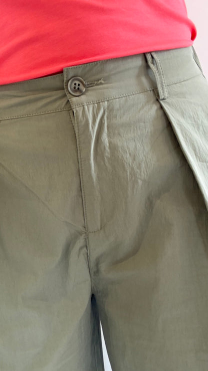 KHAKI EVERYDAY BALLOON CARGO TROUSERS