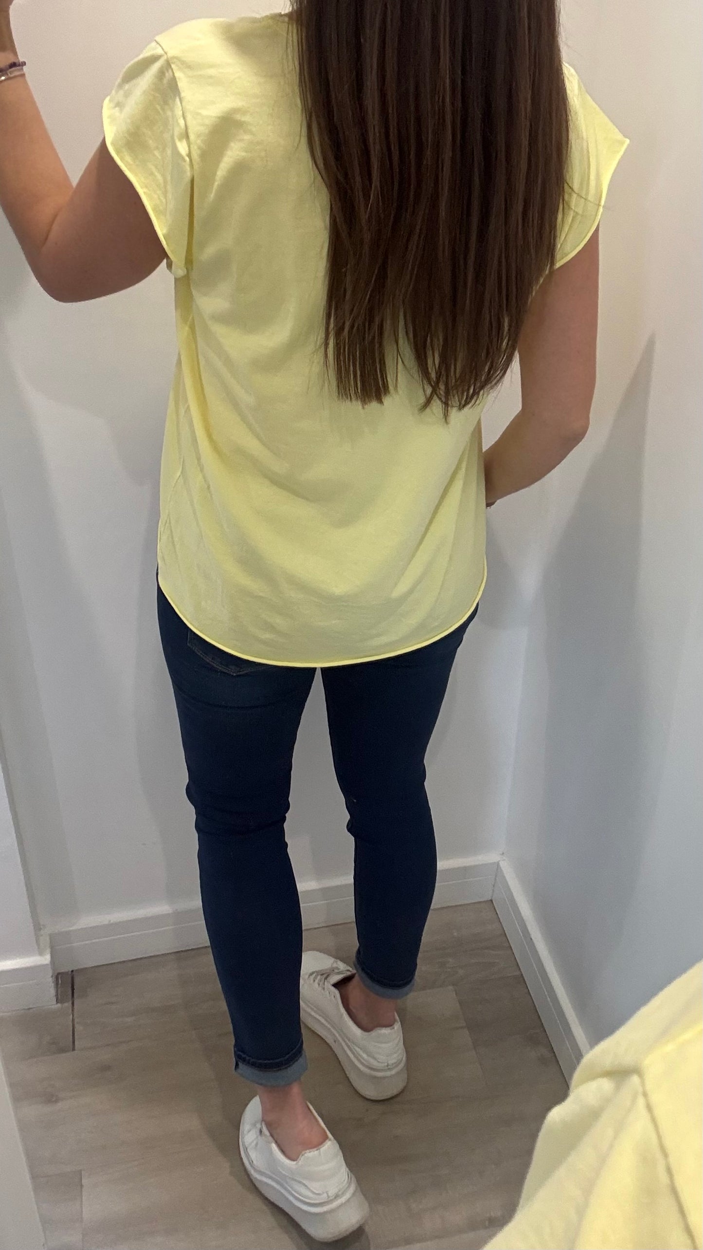 LEMON CAP SLEEVE TEE