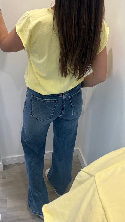 LEMON CAP SLEEVE TEE