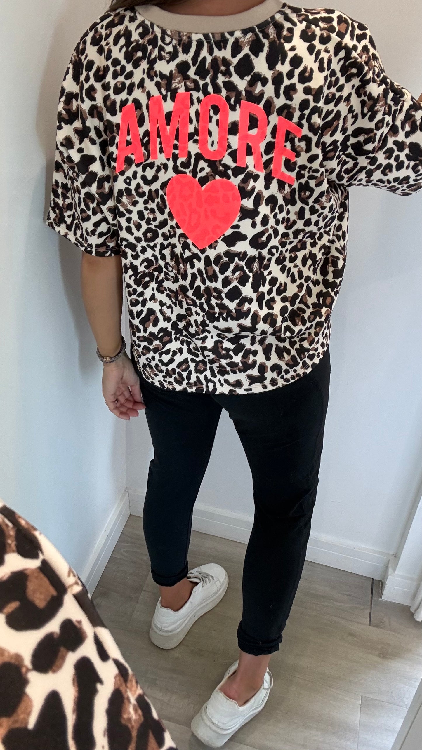 LEOPARD AMORE SWEAT