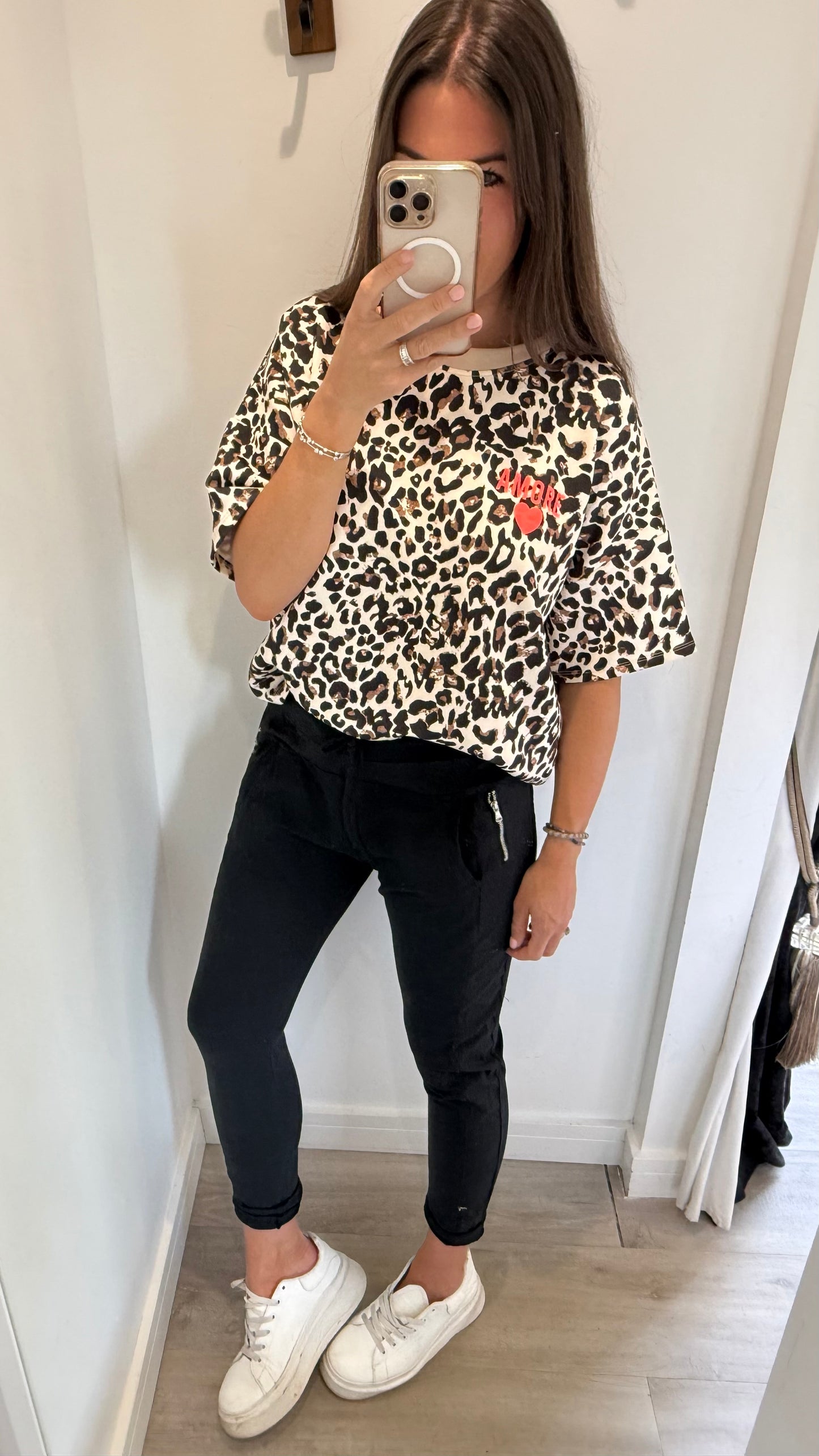 LEOPARD AMORE SWEAT