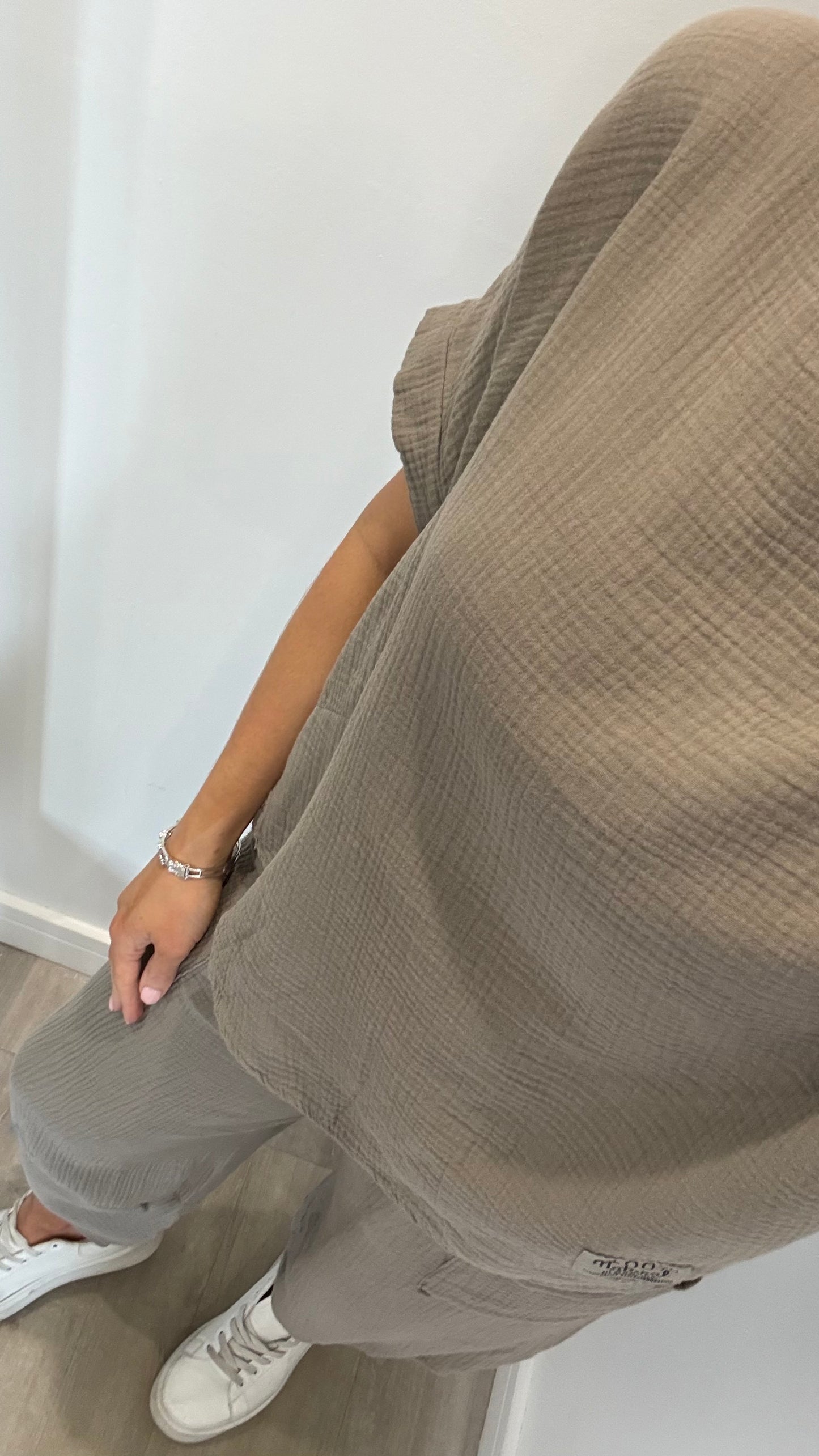 MOCHA CHEESECLOTH LOUNGE SET