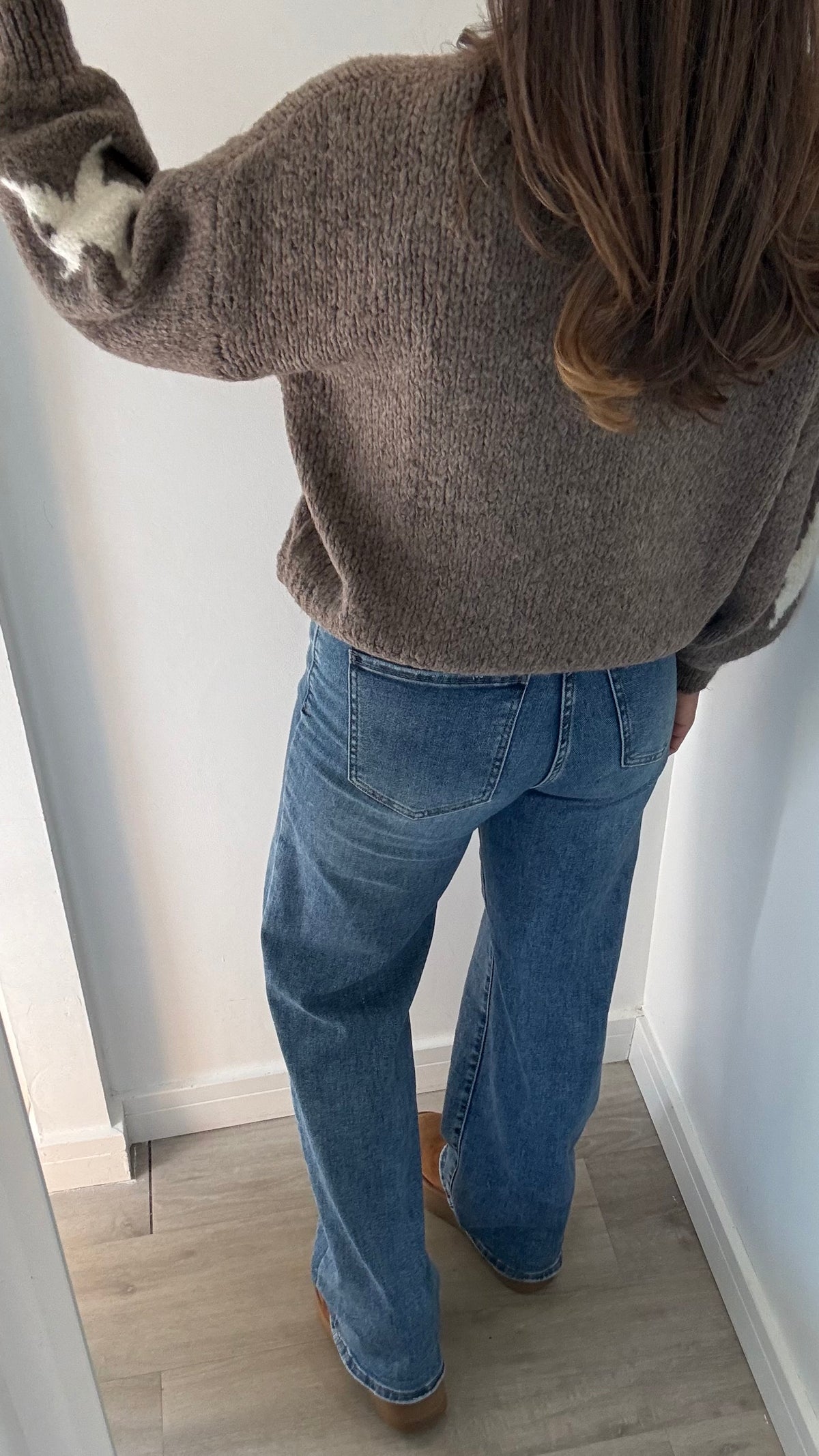 MOCHA STAR CHUNKY KNIT