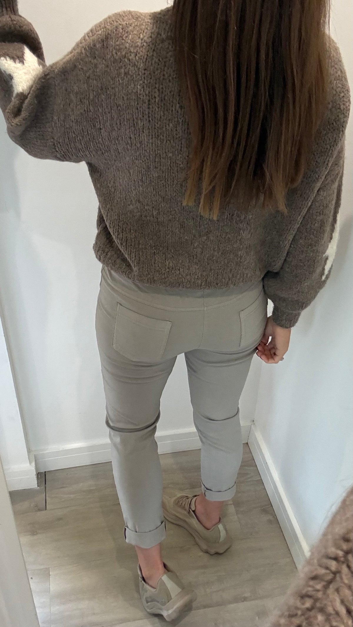 MOCHA STAR CHUNKY KNIT