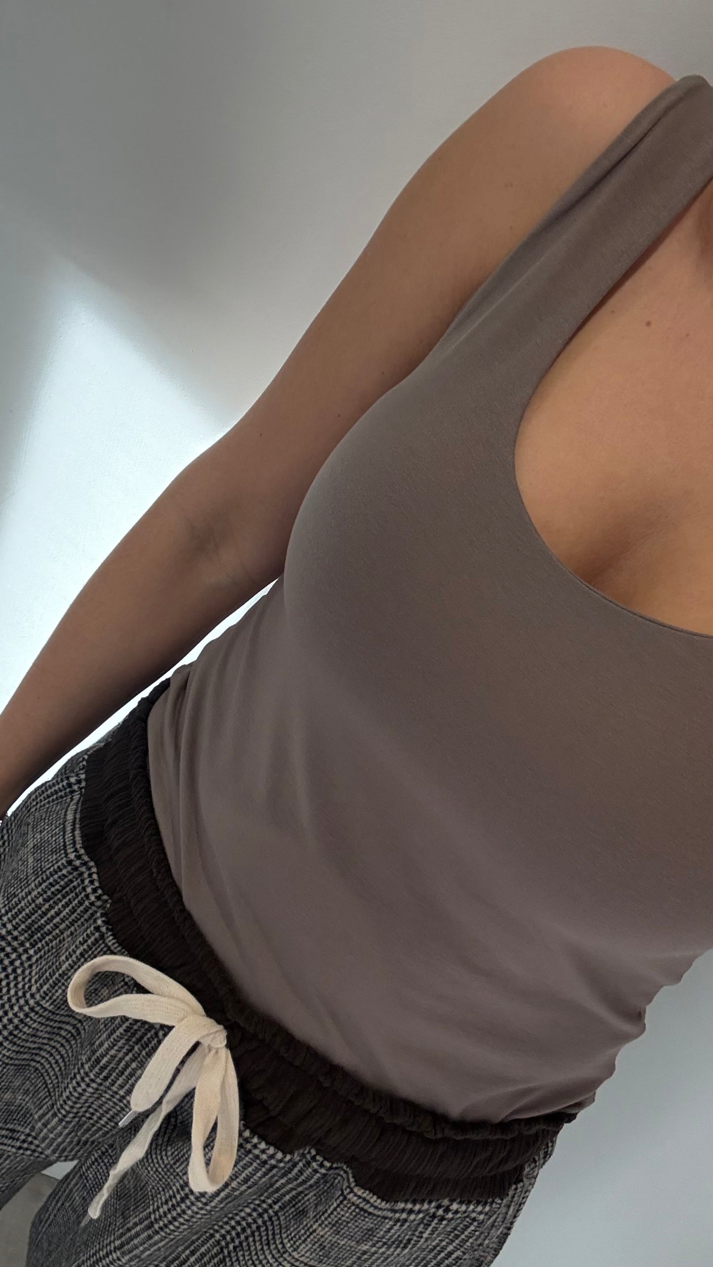 MOCHA CAMI VEST TOP
