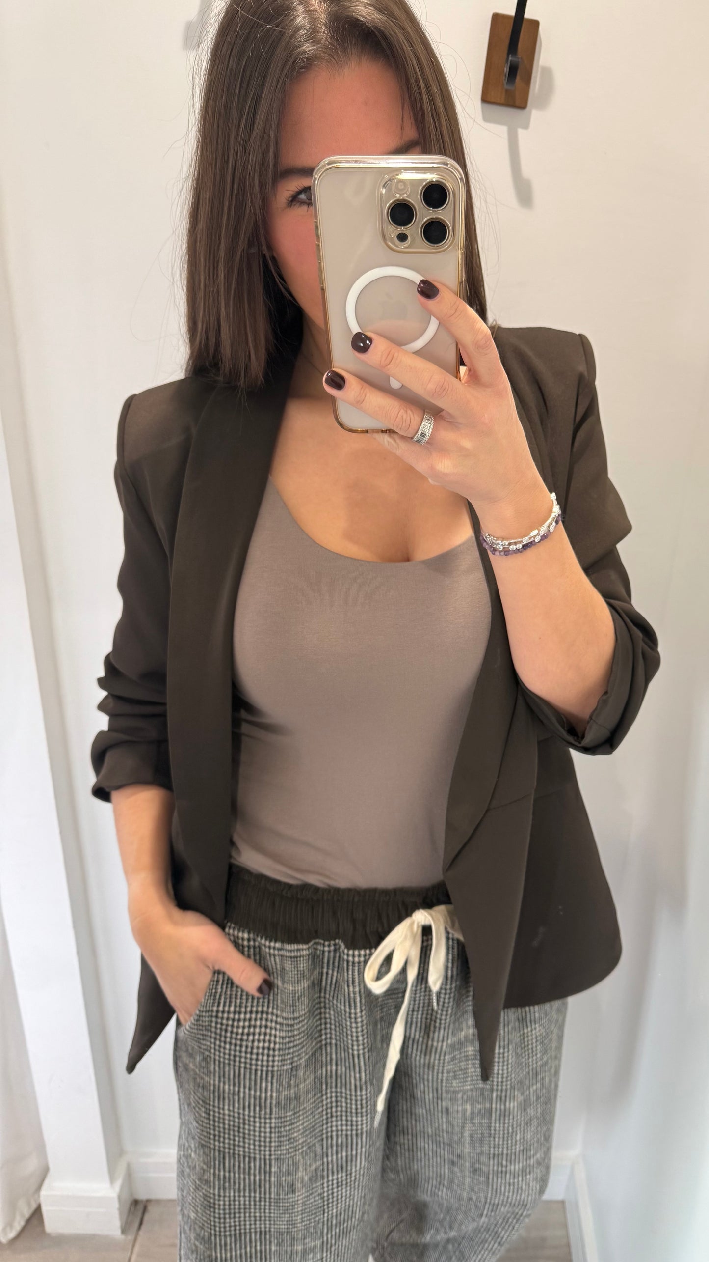 MOCHA CAMI VEST TOP