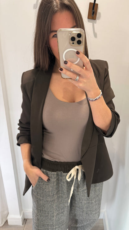 MOCHA CAMI VEST TOP