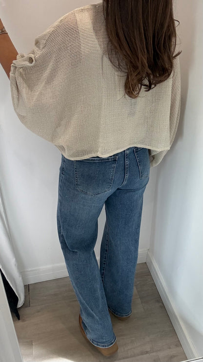 NUDE FINE KNIT BATWING CARDIGAN