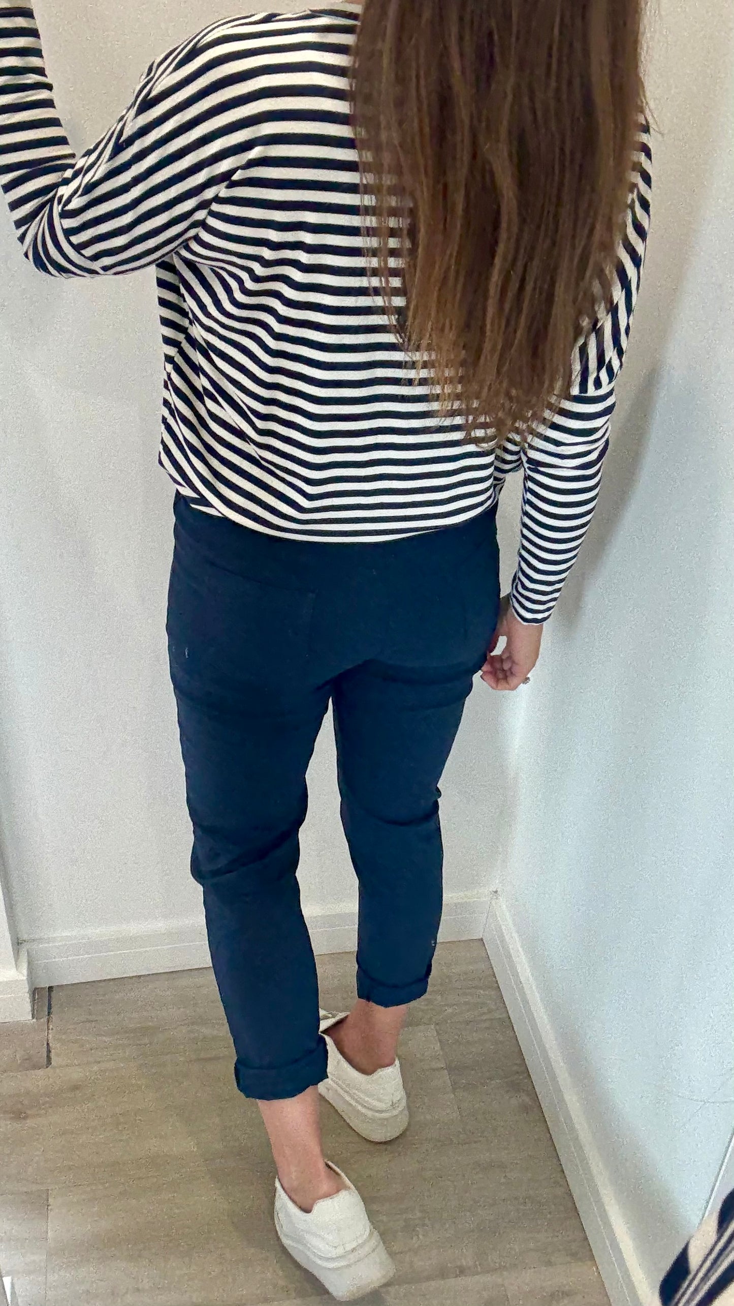 NAVY MAGIC PANTS