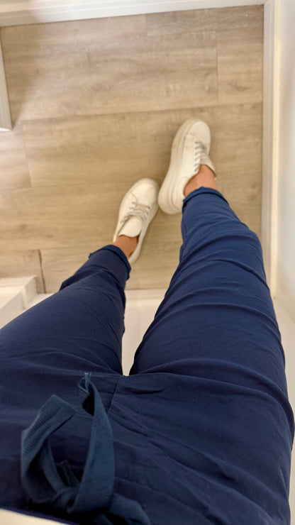 NAVY MAGIC PANTS