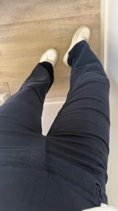 NAVY TOCADO JEANS (STRAIGHT LEG)