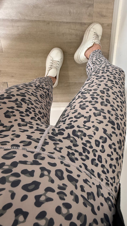 NUDE LEOPARD PRINT LEGGINGS