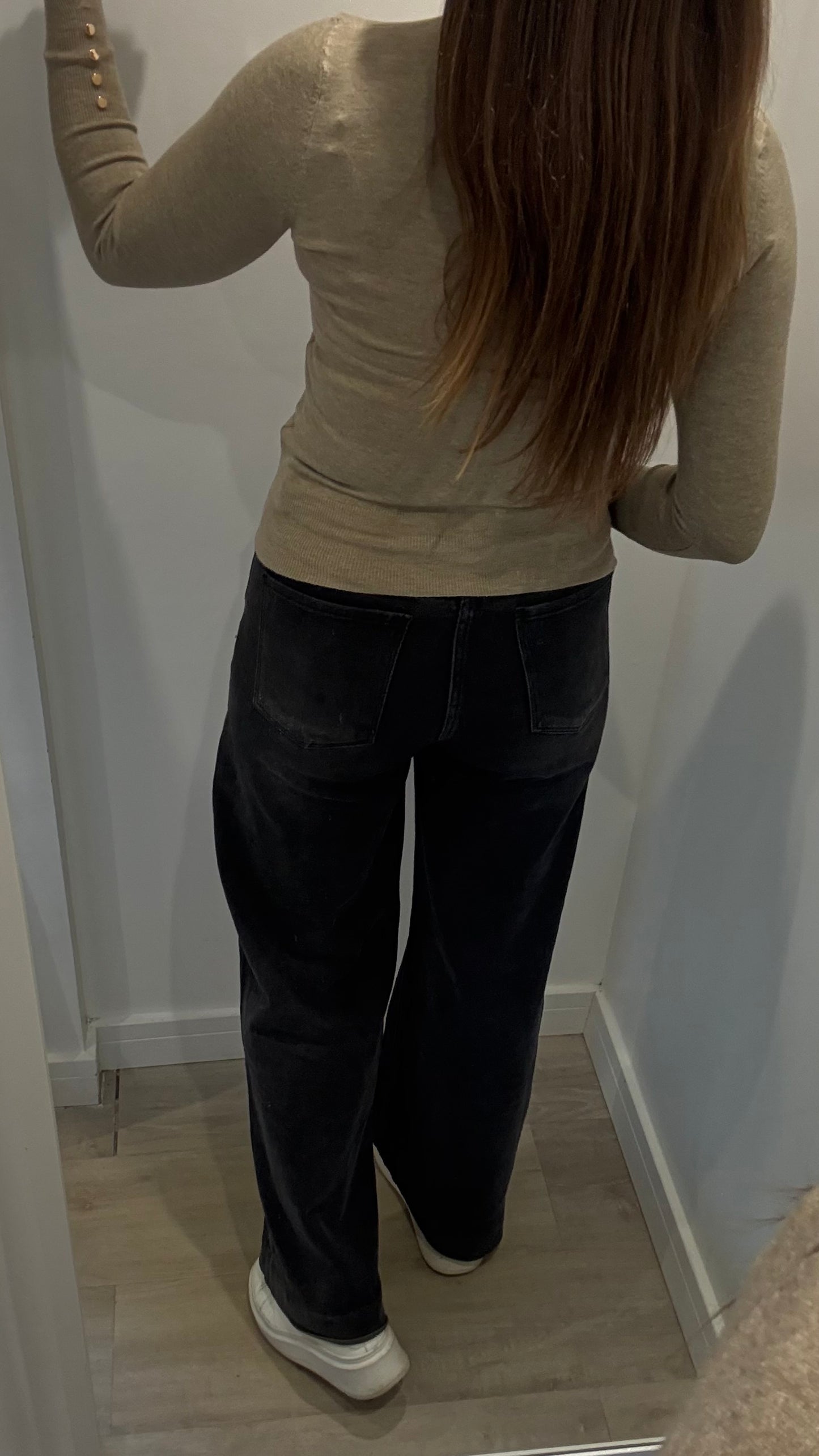 OATMEAL FINE KNIT JUMPER