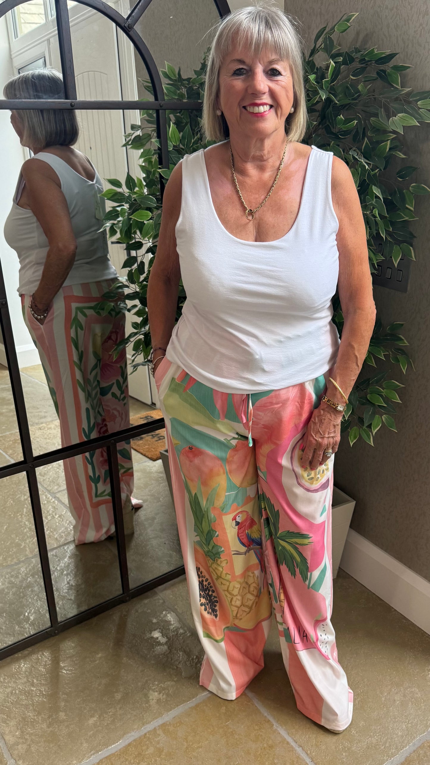 PARADISE PRINT TROUSERS