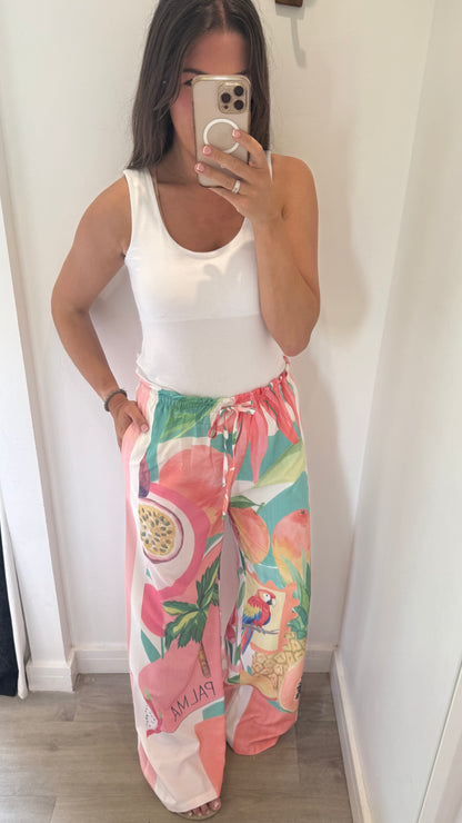 PARADISE PRINT TROUSERS