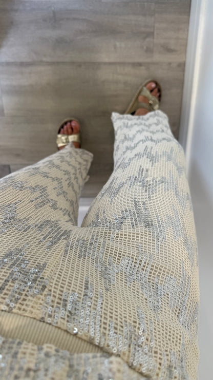 SAND SEQUIN CO-ORD