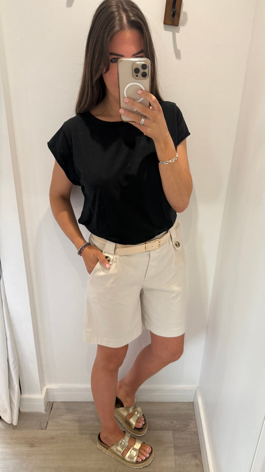 SAND TAILORED SHORTS