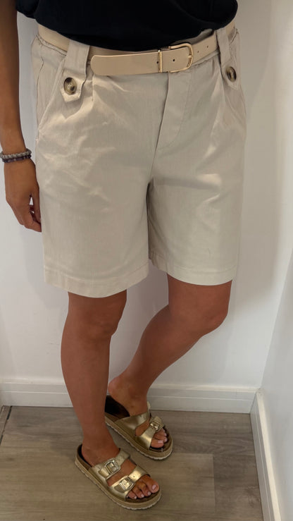 SAND TAILORED SHORTS