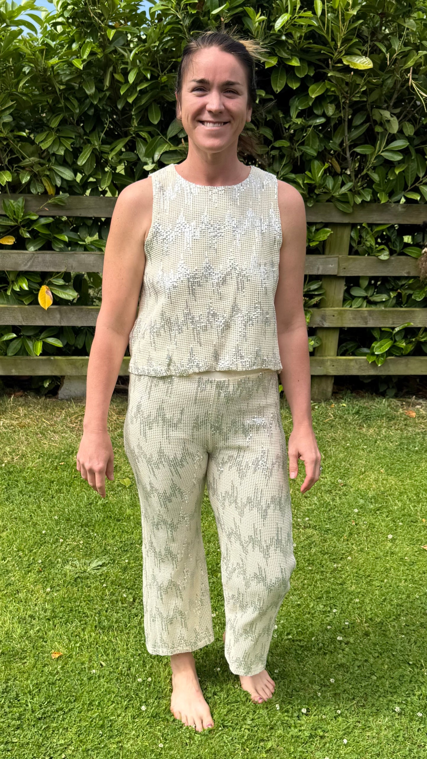 SAND SEQUIN CO-ORD