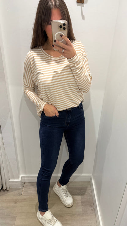 TOXIK DARK DENIM SKINNY STRETCH JEANS