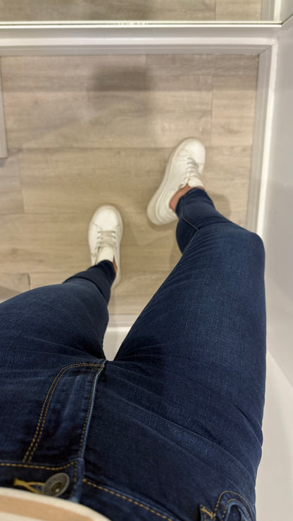 TOXIK DARK DENIM SKINNY STRETCH JEANS