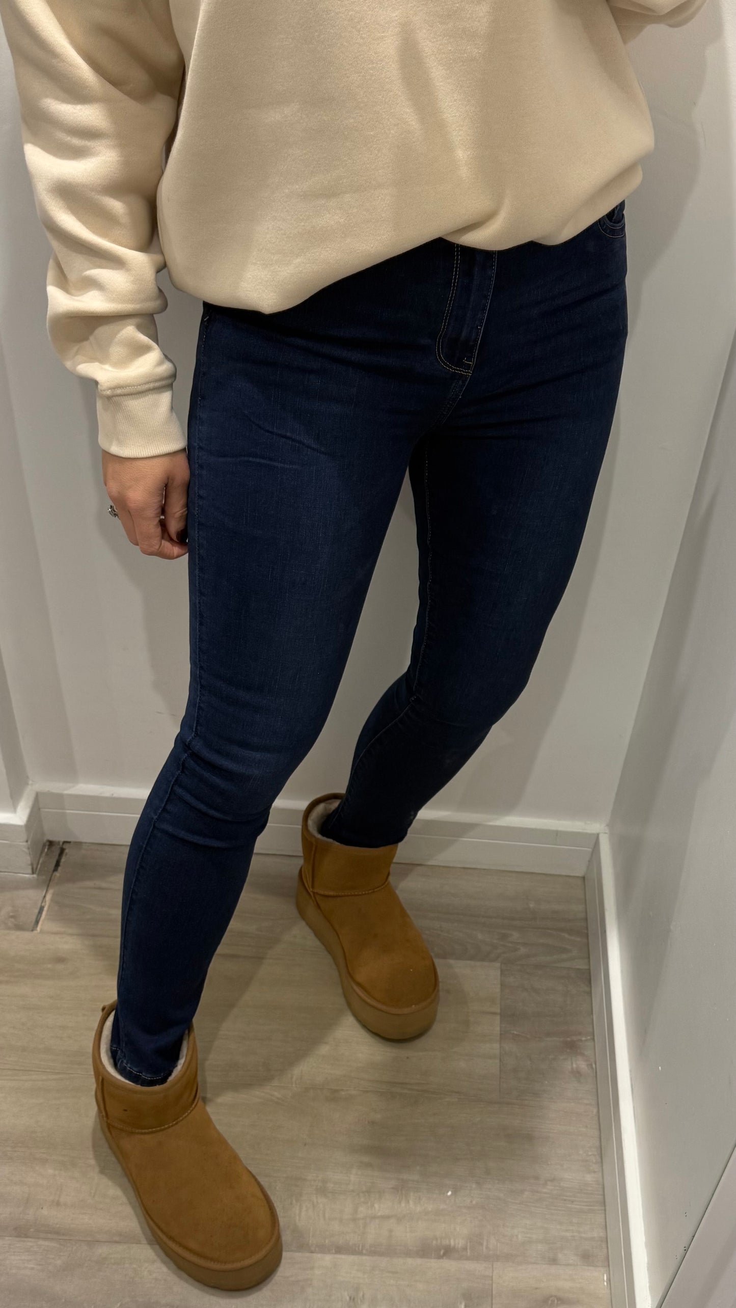 TOXIK DARK DENIM SKINNY STRETCH JEANS