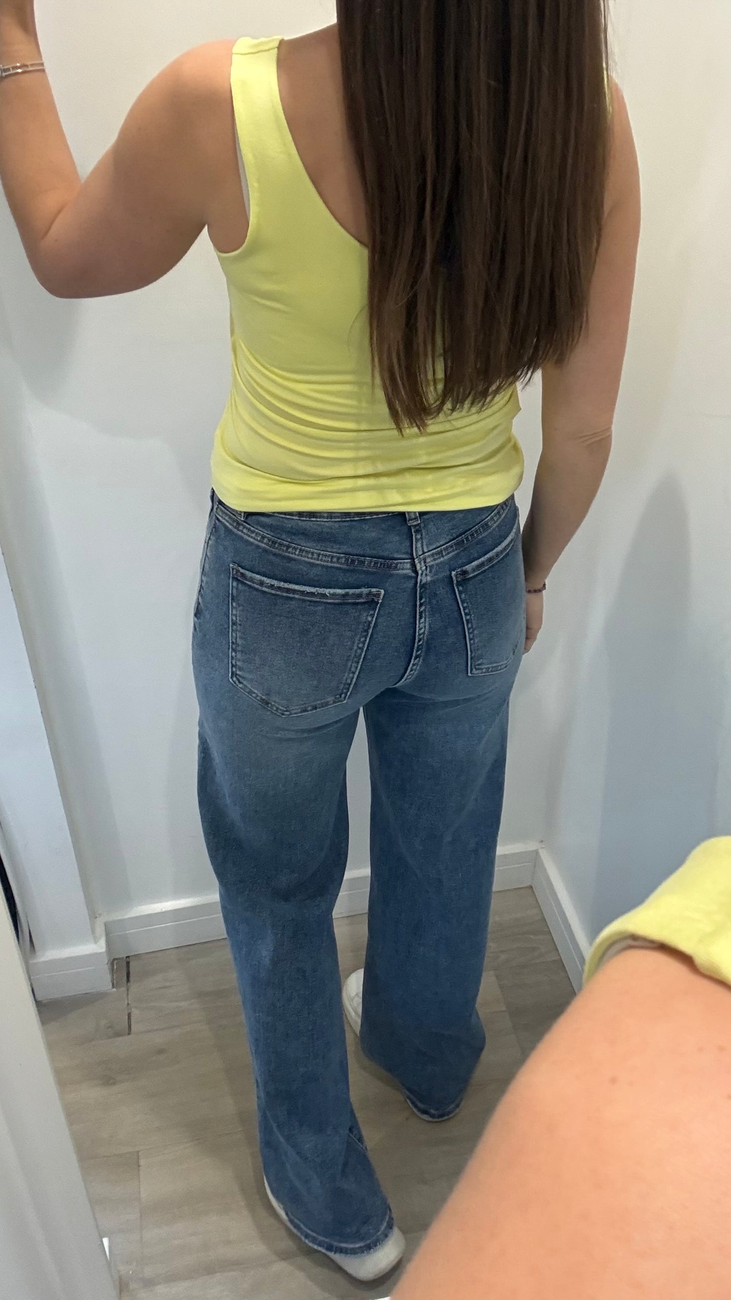 YELLOW CAMI VEST TOP