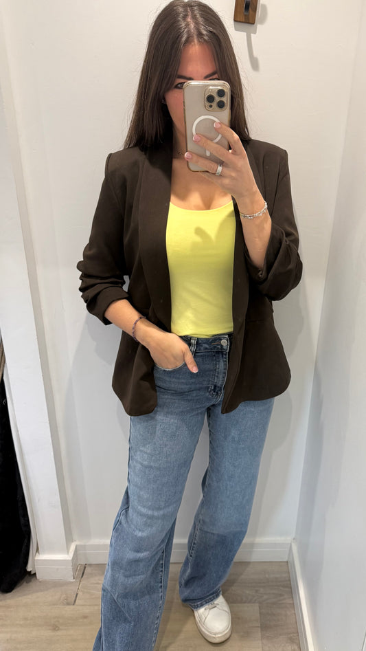 YELLOW CAMI VEST TOP