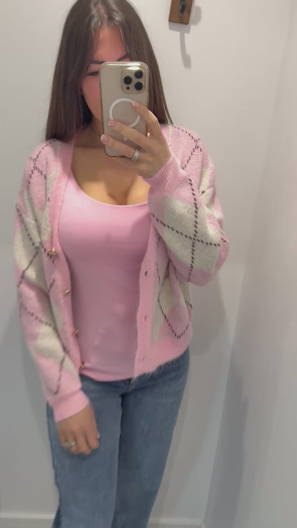 BABY PINK CAMI VEST TOP