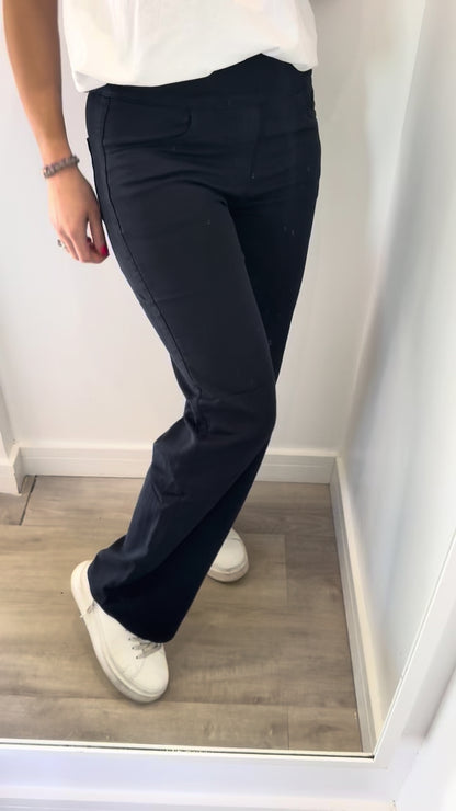 NAVY TOCADO JEANS (STRAIGHT LEG)